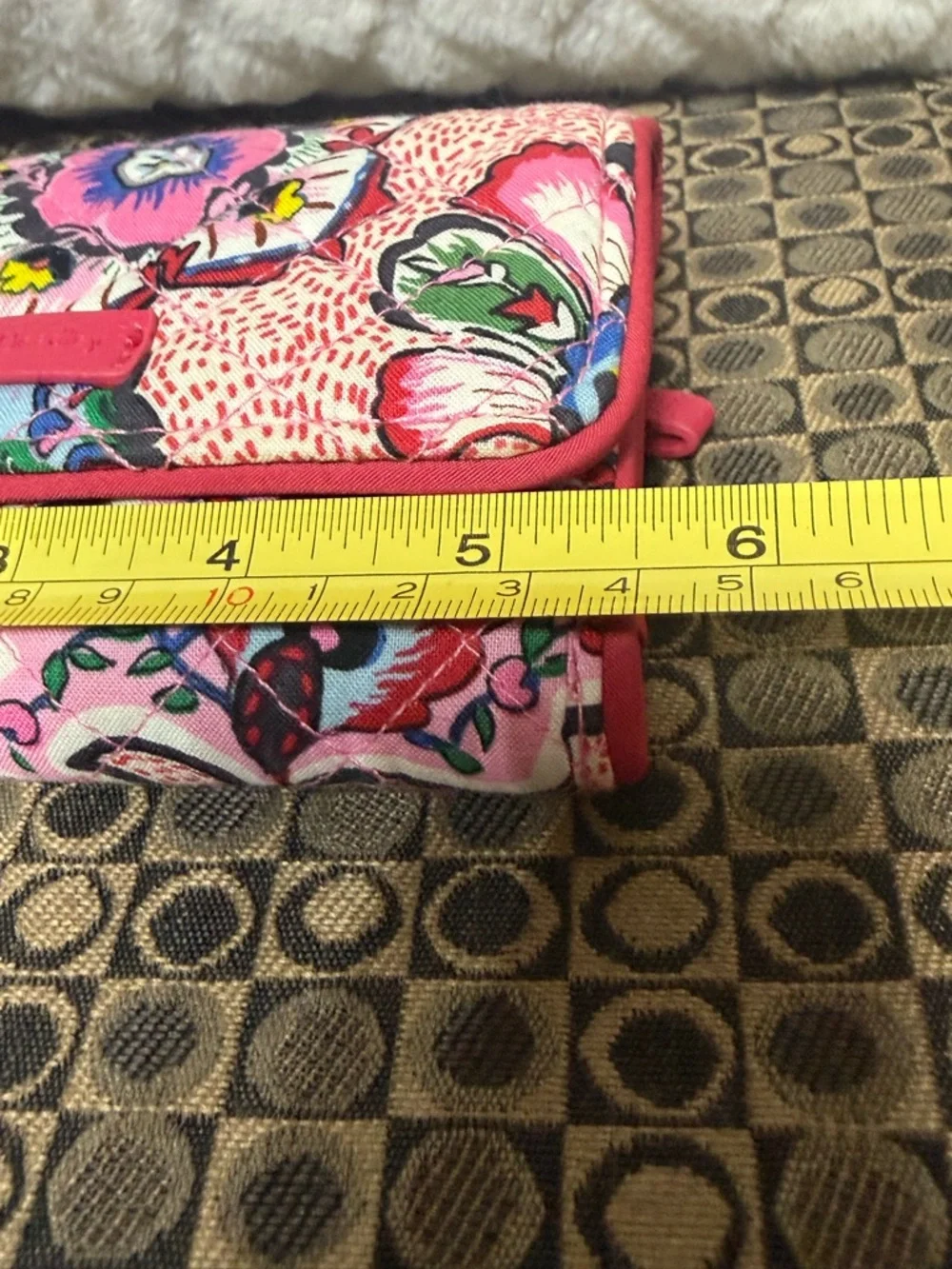 Vera Bradley ‘Stitched Flowers’ RFID Quilted Wallet - Picture 8 of 9